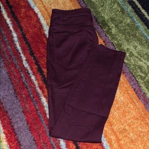 Refuge maroon Jeggings